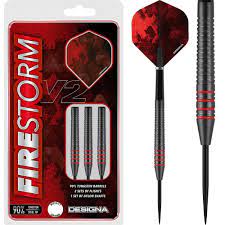 Darts Firestorm 24g Black V2 Ringed